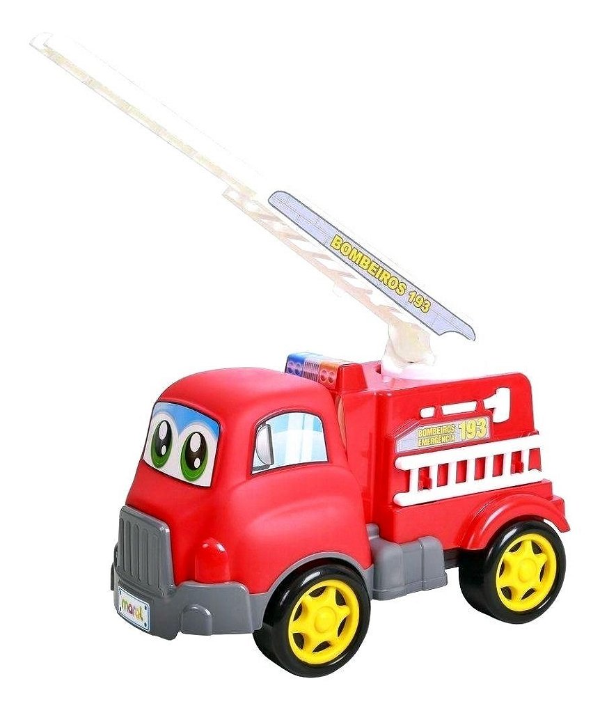 Brinquedo Caminhao Bombeiro Mini Truck 073 - Samba Toys