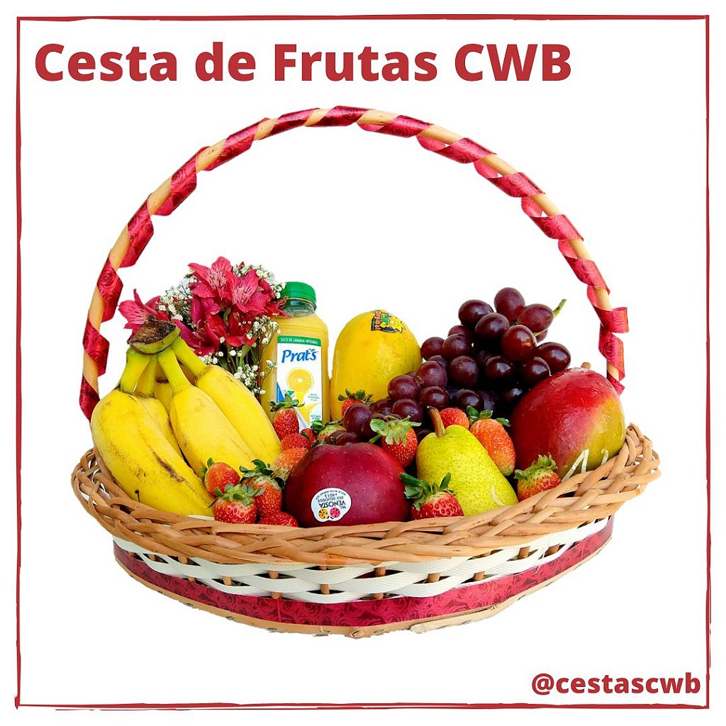Cesta de frutas cwb - Cestas CWB | Cestas e flores em Curitiba e Região