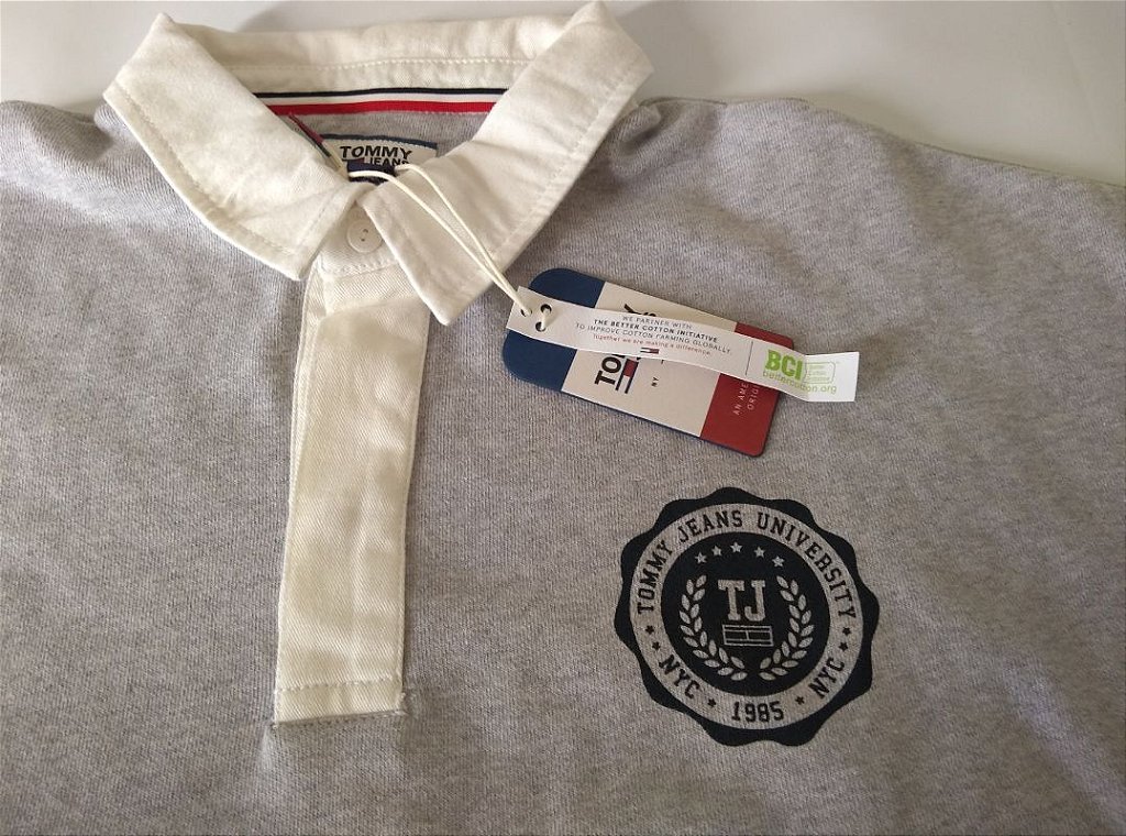 Camisa gola polo croopped Tommy Hilfiger - Baby Imports MS