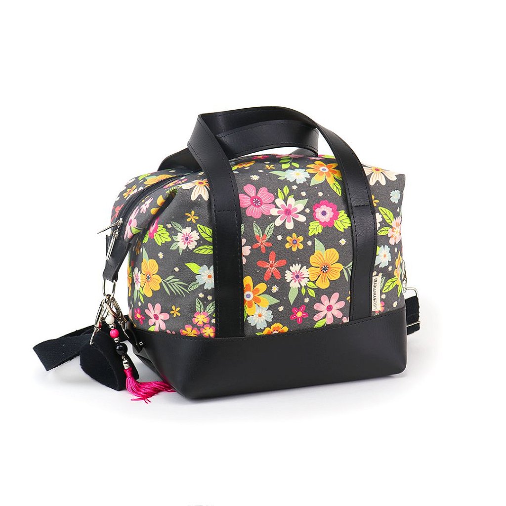floral holdall bolsa