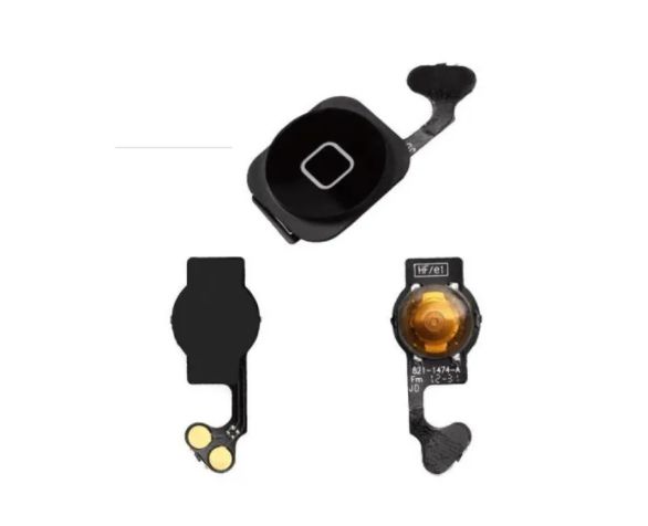 FLEX BOTÃO HOME IPHONE 5 5G SEM LEITOR BIOMÉTRICO PRETO - CITYCELL