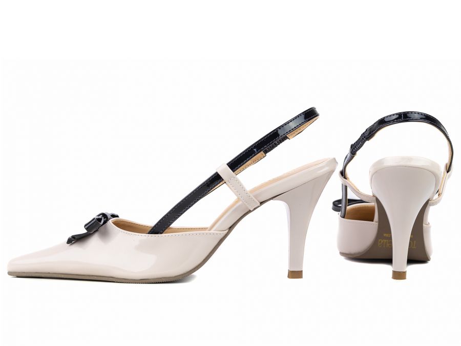 sapato scarpin off white
