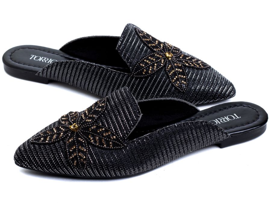 sapato mule preto