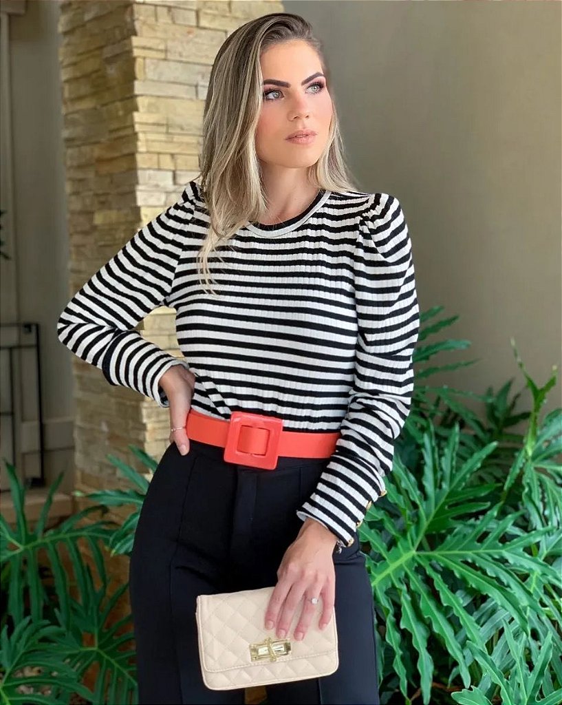 blusa manga princesa listrada