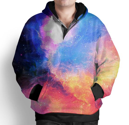 blusa de frio de galaxia