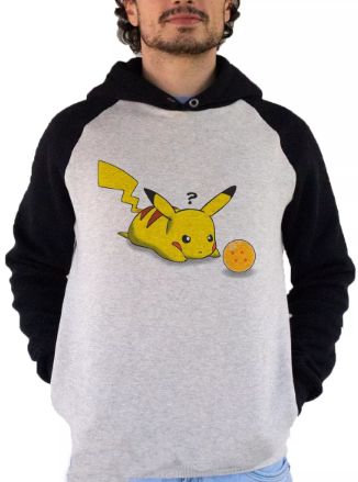 blusa de frio do pikachu