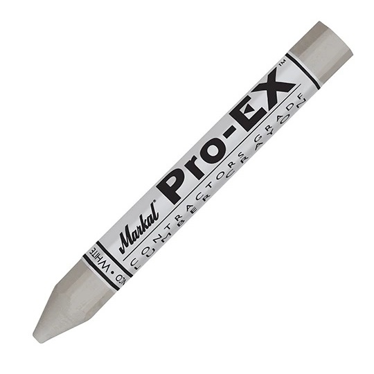 Markal Pro-Ex Lumber Crayons - White