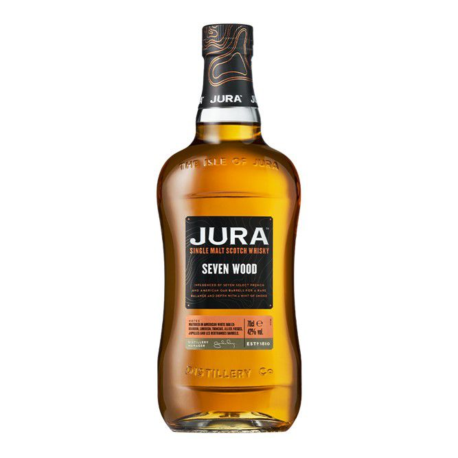 Whisky Escocês Jura Seven Wood Single Malt Scotch 700ml - Fábrica