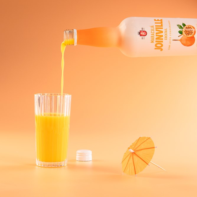 Cocktail Maracujá Joinville (drink pronto) - Fábrica de Bebidas