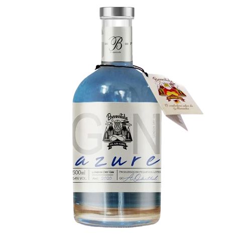 Gin Azure London Dry 500 ml Brennstube - Fábrica de Bebidas - Loja