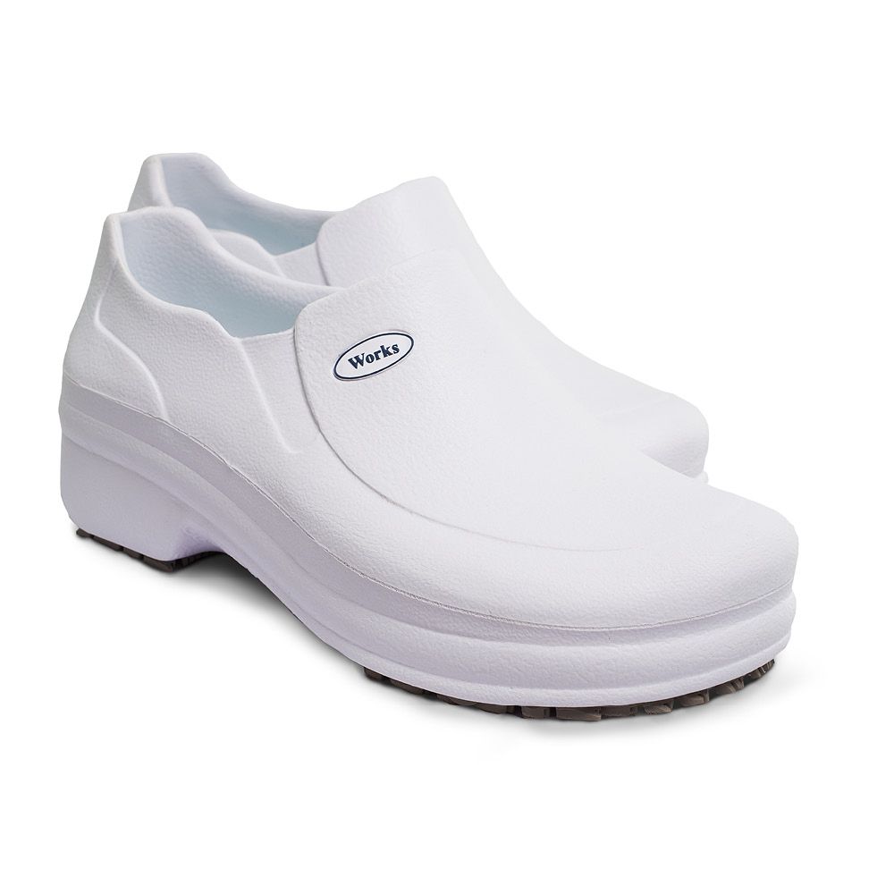 Sapato Profissional Fechado - Soft Works II - Toque Branco - Toque Branco -  Jalecos e Trajes Profissionais