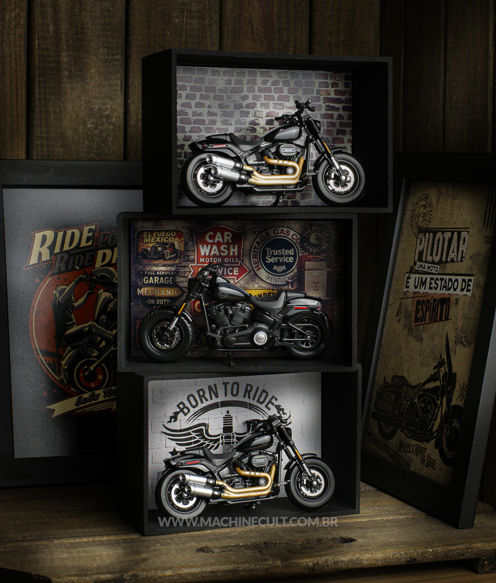 Miniatura Moto Harley-Davidson Fat Bob 114