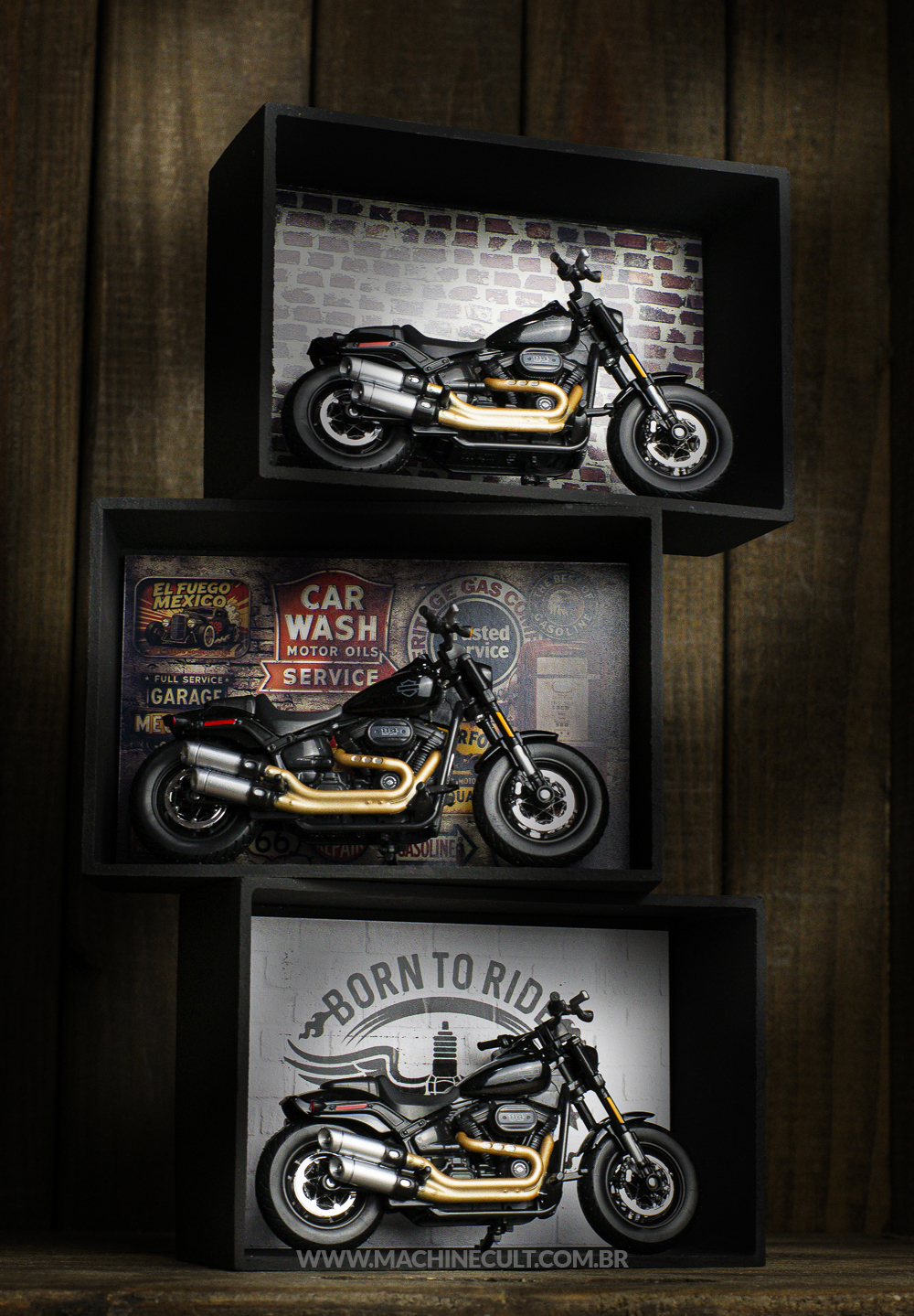 Miniatura Harley-Davidson 2022 Fat Bob 114 - Maisto 1:18