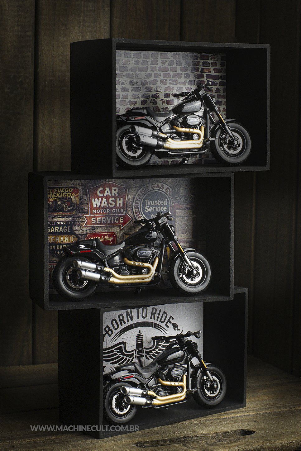 Miniatura Harley-Davidson - Kit Presente de Natal
