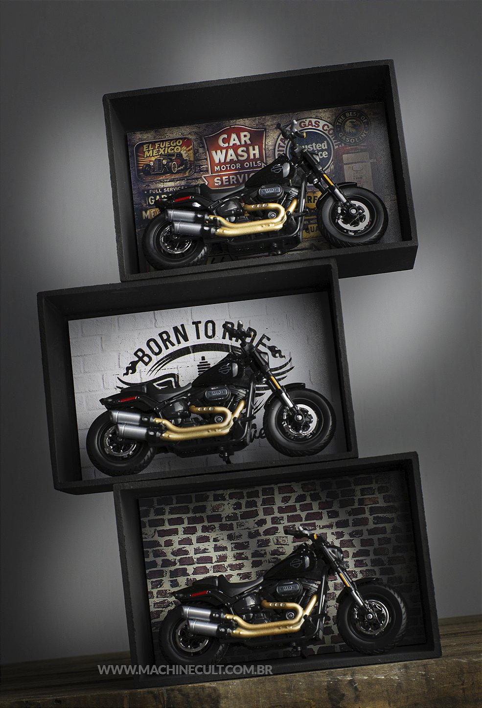Miniatura Harley Fat Bob