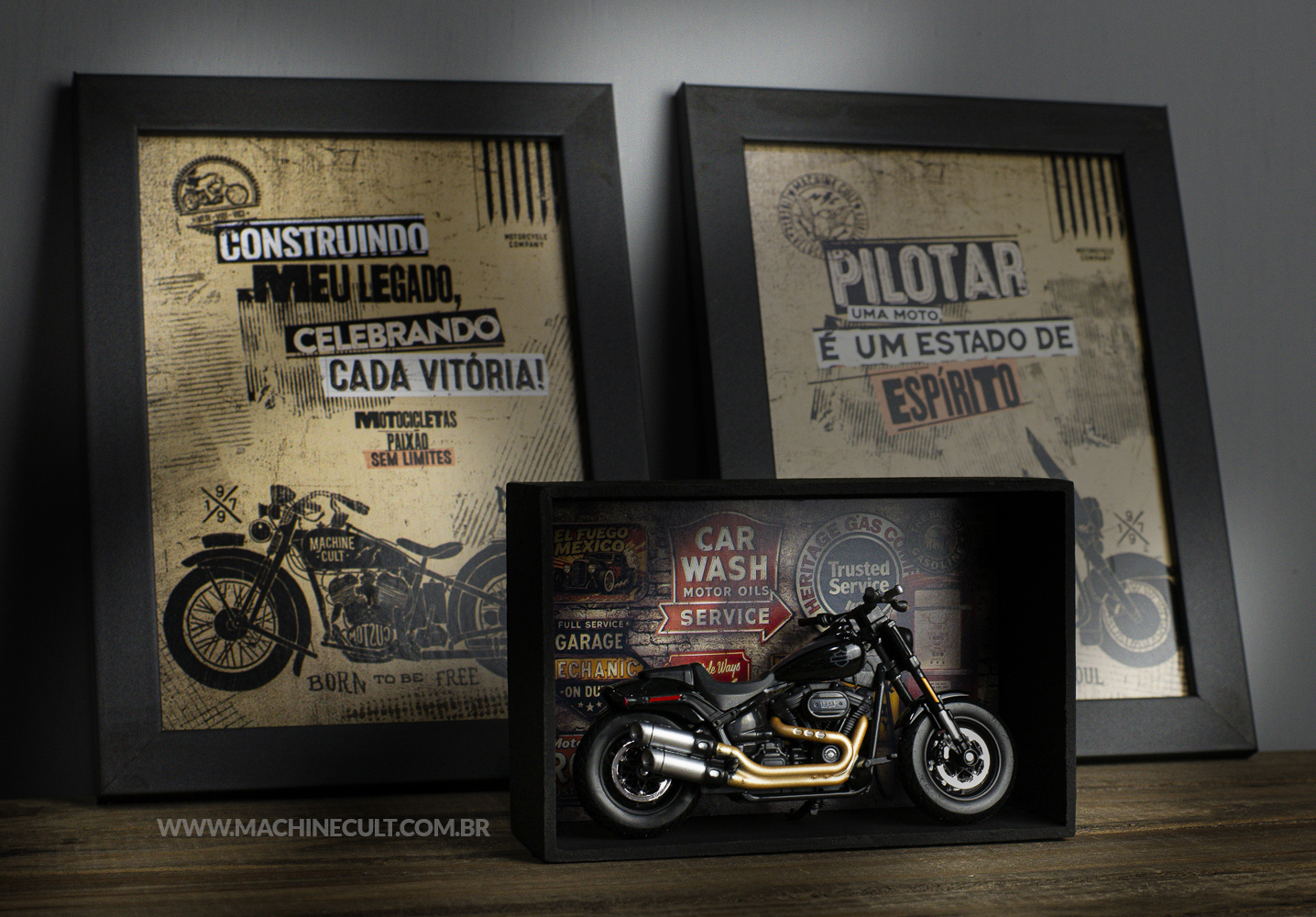 Kit Miniatura Harley-Davidson Fat Bob
