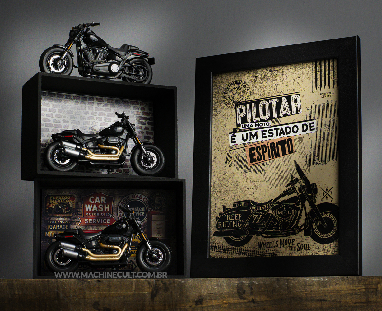 Miniatura Moto Harley-Davidson Fat Bob 114
