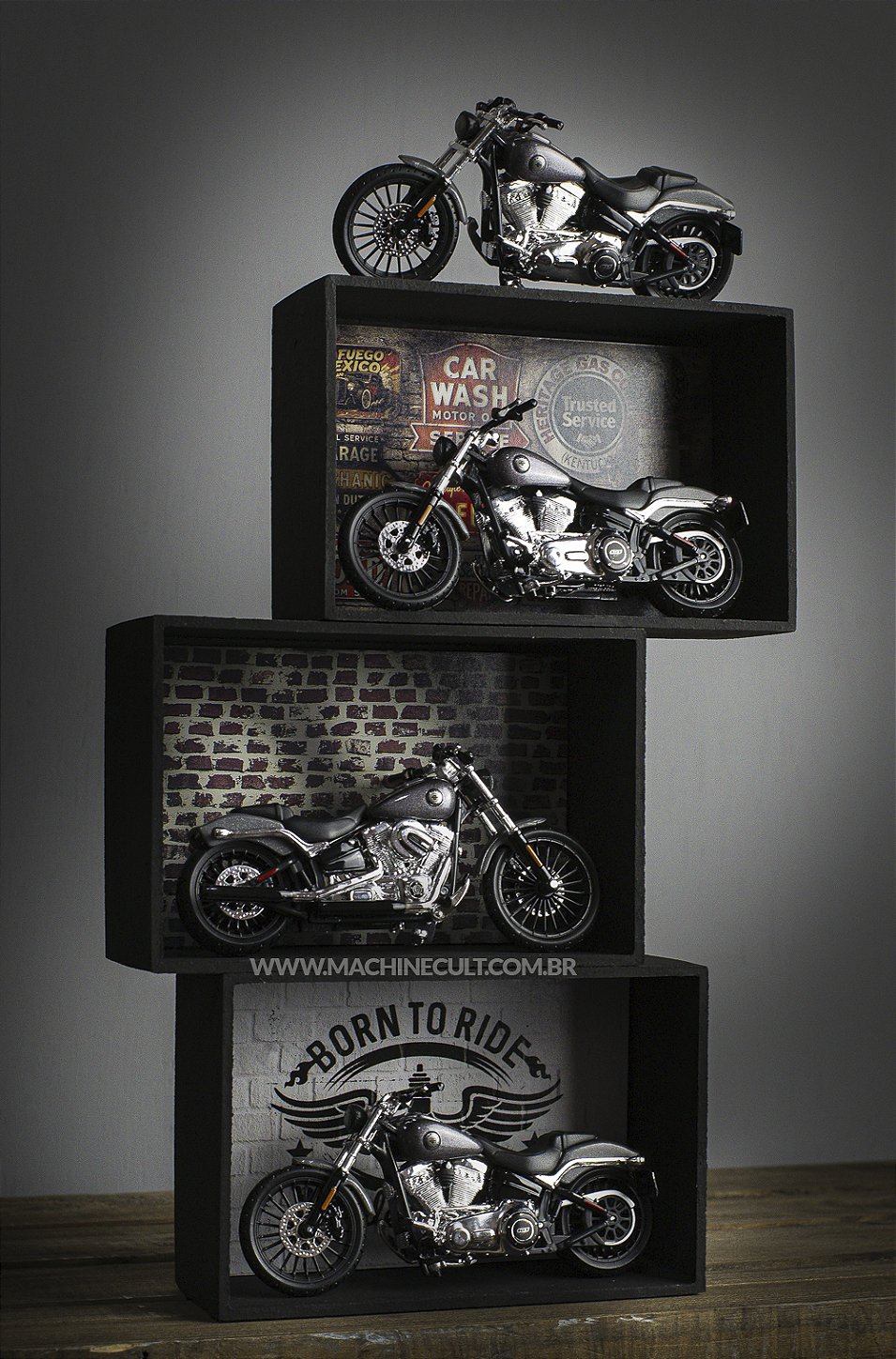 Miniatura Harley-Davidson Breakout Kit Expositor