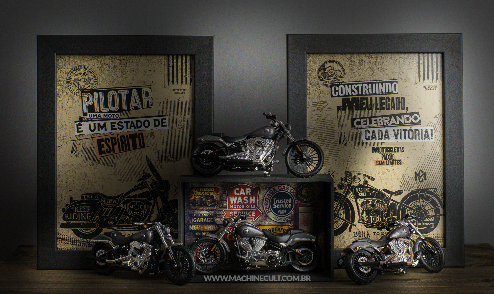 Miniatura Harley-Davidson Breakout - Kit Presente