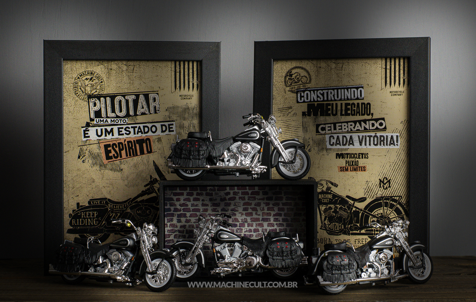 Miniatura Harley-Davidson Heritage - Kit Presente