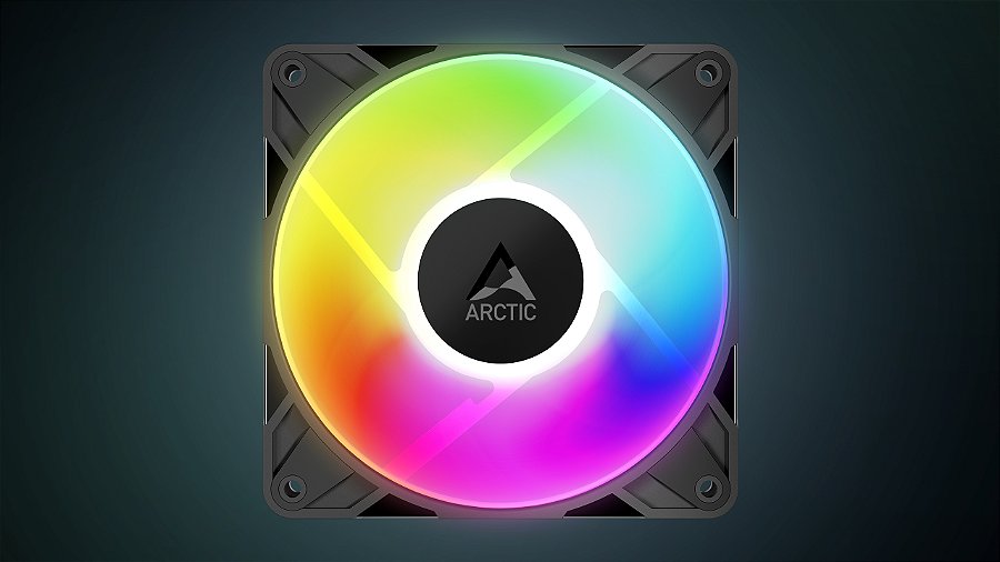 Cooler FAN ARCTIC P12 Pro A-RGB LN 120mm Preto, ACFAN00344A — Desempenho máximo, redefinido (2)