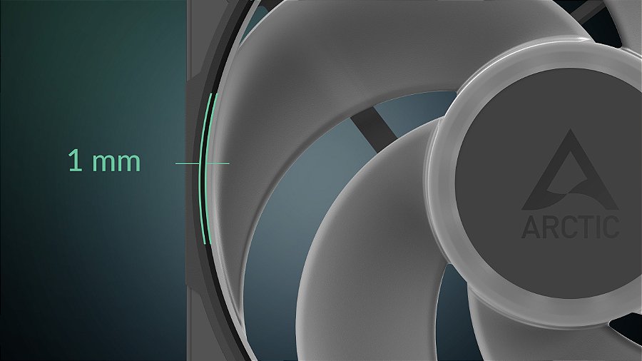 Cooler FAN ARCTIC P14 Pro Reverse A-RGB 140mm Preto, ACFAN00323A — Folga mínima para eficiência máxima
