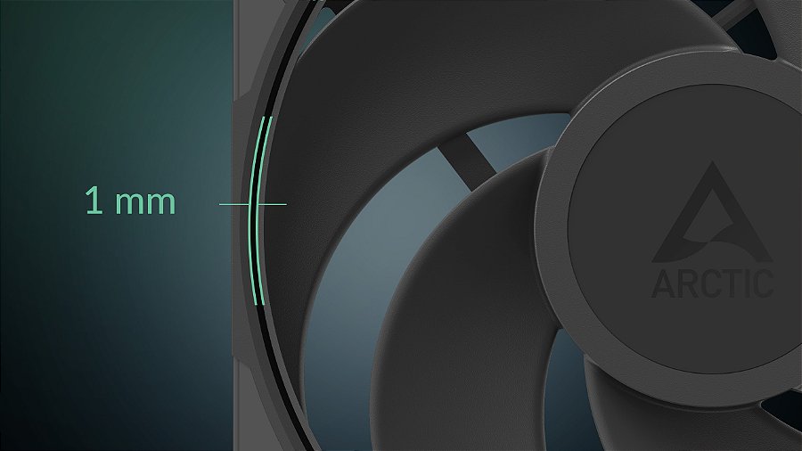 Cooler FAN ARCTIC P14 Pro Reverse 140mm Preto, ACFAN00329A — Folga mínima para eficiência máxima