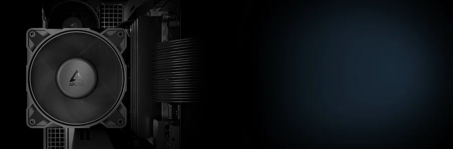 Cooler para Processador ARCTIC Freezer 36-S Preto Intel/AMD, ACFRE00196A — Fixação da ventoinha rápida e segura