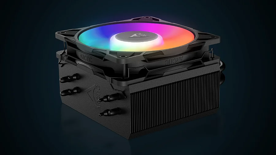 Cooler para Processador ARCTIC Freezer 36-S A-RGB Preto Intel/AMD, ACFRE00198A — Fixação da ventoinha rápida e segura