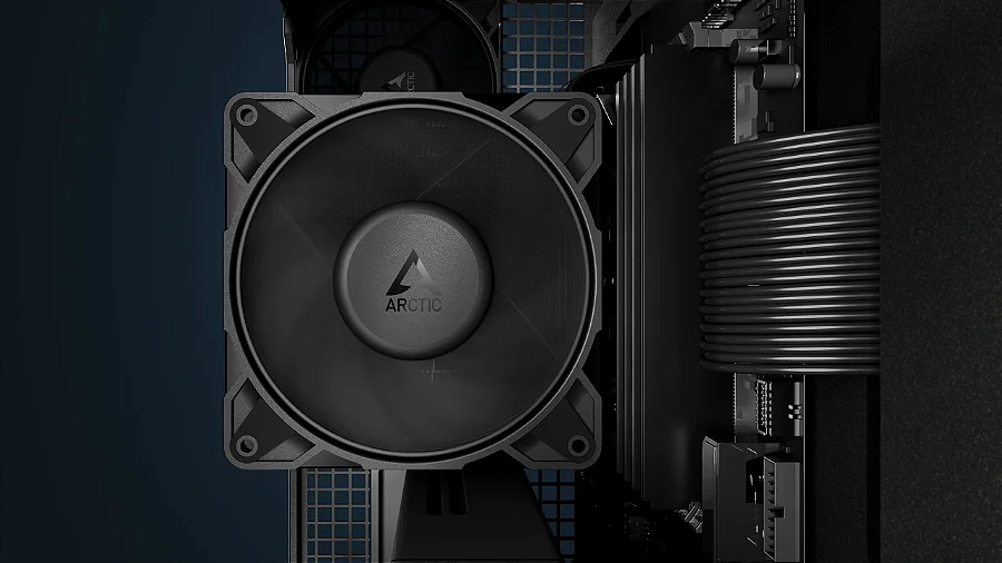 Cooler para Processador ARCTIC Freezer 36-S Preto Intel/AMD, ACFRE00196A — Fixação da ventoinha rápida e segura (2)