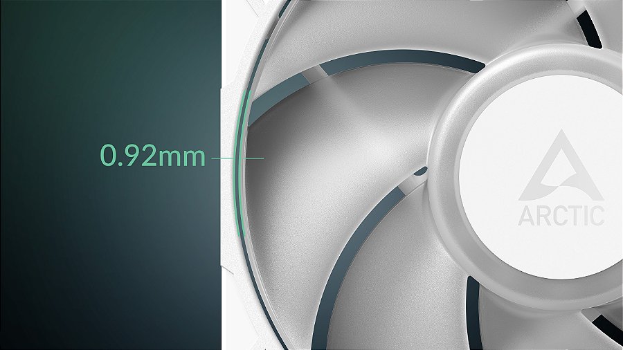 Cooler FAN ARCTIC P14 Pro A-RGB PST PWM 140mm Branco, ACFAN00318A — Folga mínima para eficiência máxima