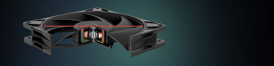 Cooler FAN ARCTIC P14 Pro PWM 140mm Preto, ACFAN00313A — Balanceamento automatizado em dois planos