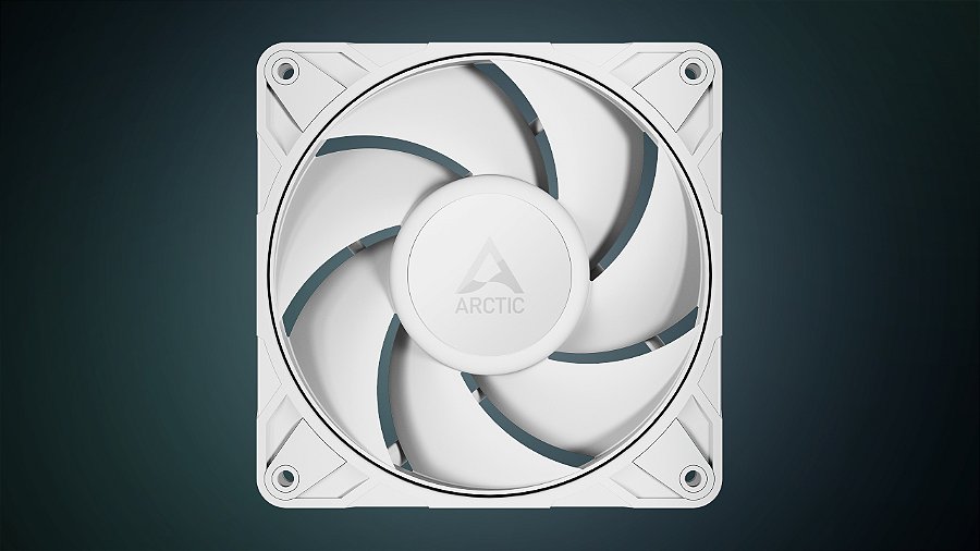 Cooler FAN ARCTIC P12 Pro PST PWM 120mm Branco, ACFAN00308A — Desempenho máximo, redefinido