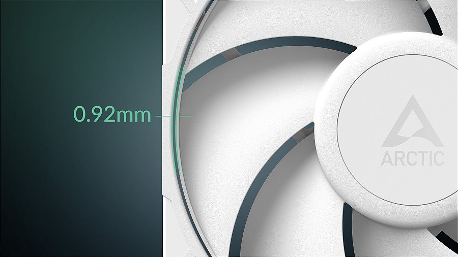 Cooler FAN ARCTIC P14 Pro PST PWM 140mm Branco, ACFAN00317A — Folga mínima para eficiência máxima