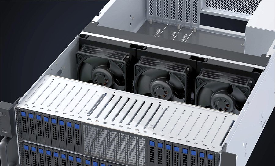 Cooler FAN ARCTIC S12038-4K, 120mm, 4000 RPM, Preto, ACFAN00296A — Feita para dentro do rack