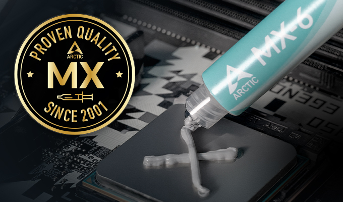 Pasta Térmica ARCTIC MX-6 8g - ACTCP00081A — Fórmula inalterada há anos