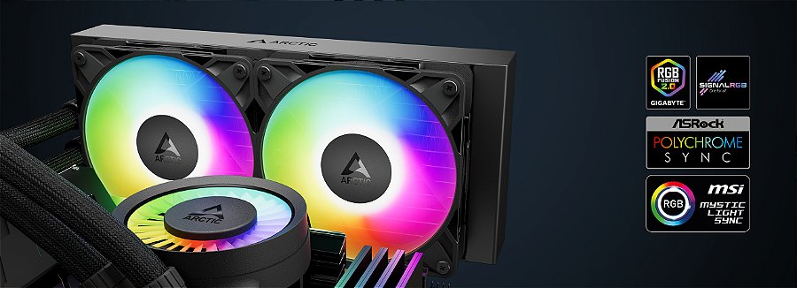 Water Cooler Arctic Liquid Freezer III Pro 240mm, ARGB Preto Intel/AMD - ACFRE00182A — Water Cooler Arctic Liquid Freezer III Pro 240mm, ARGB Preto Intel/AMD - ACFRE00182A