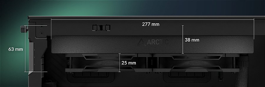 Water Cooler Arctic Liquid Freezer III Pro 240mm, Preto Intel/AMD - ACFRE00178A — Atenção à placa-mãe