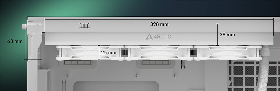 Water Cooler Arctic Liquid Freezer III Pro 360mm, ARGB Branco Intel/AMD - ACFRE00188A — Atenção à placa-mãe