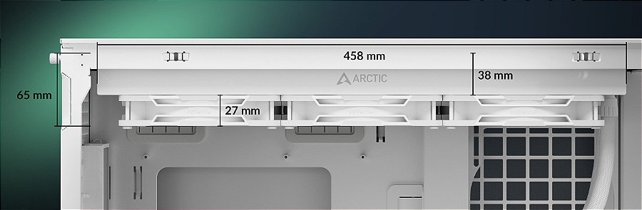 Water Cooler Arctic Liquid Freezer III Pro 420mm, ARGB Branco Intel/AMD - ACFRE00189A — Atenção à placa-mãe