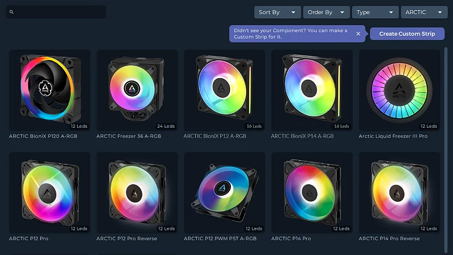 Kit 3x Cooler FAN ARCTIC BioniX P14 A-RGB 140mm Preto, ACFAN00341A — Sincronização sem configuração manual