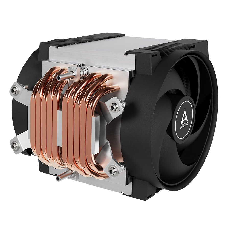 Cooler para Processador ARCTIC Freezer 4U-SP5 Preto Intel/AMD, ACFRE00158A — Cooler de servidor feito para o soquete AMD SP5