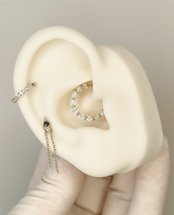 Joias em ouro 14k Loka do Piercing