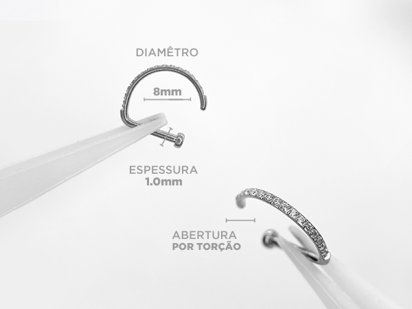 Ficha técnica g-ring em titânio com zircônias