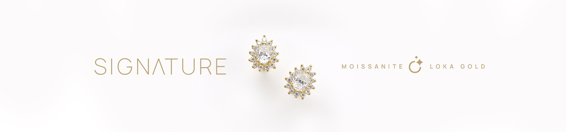 Coleção Signature Ouro 18k e Moissanite Loka do Piercing