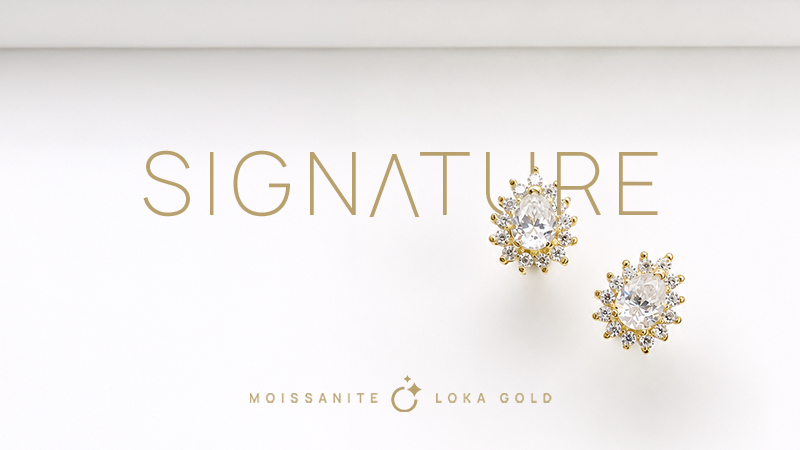 Coleção Signature Ouro 18k e Moissanite Loka do Piercing