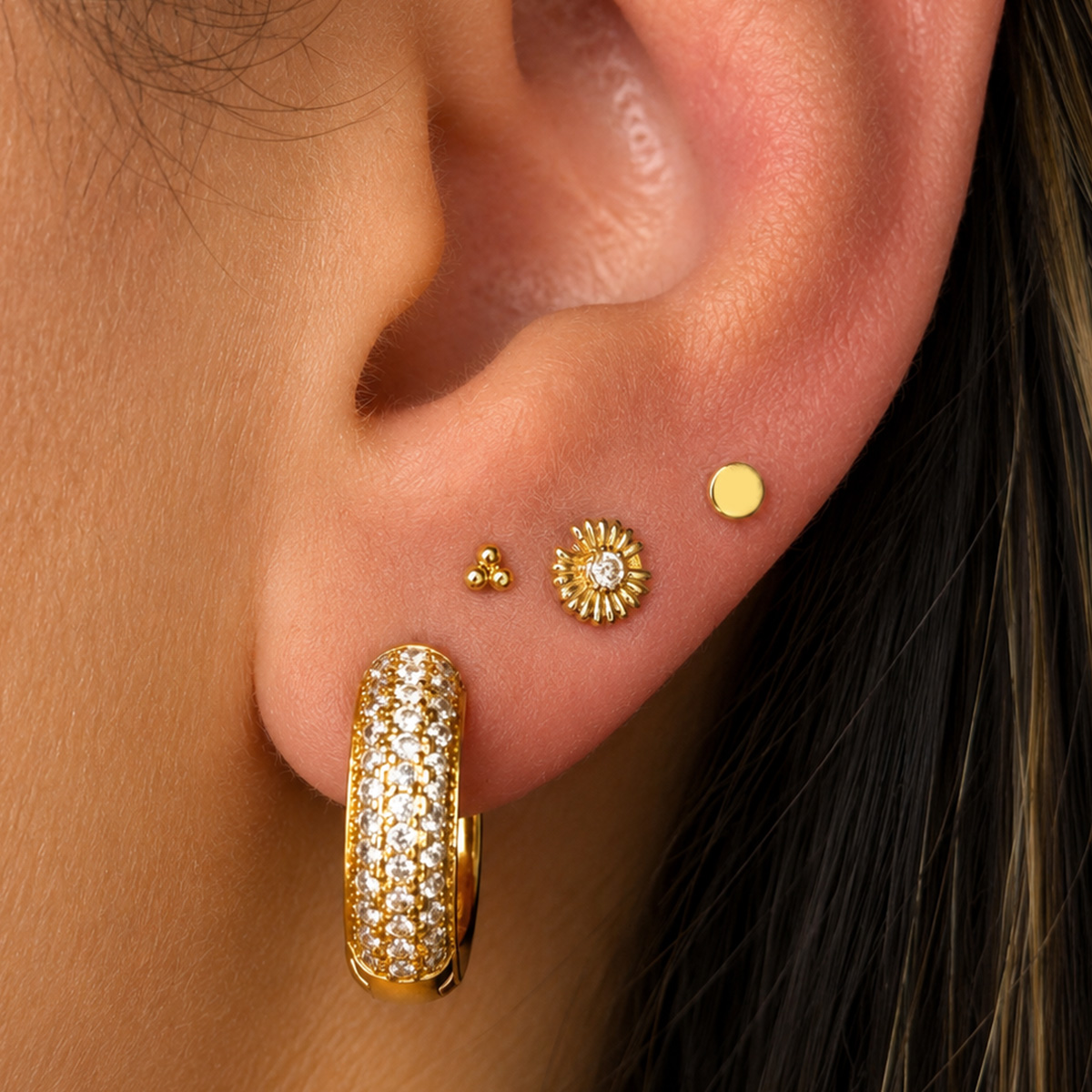 Piercing em ouro 14k Loka do Piercing