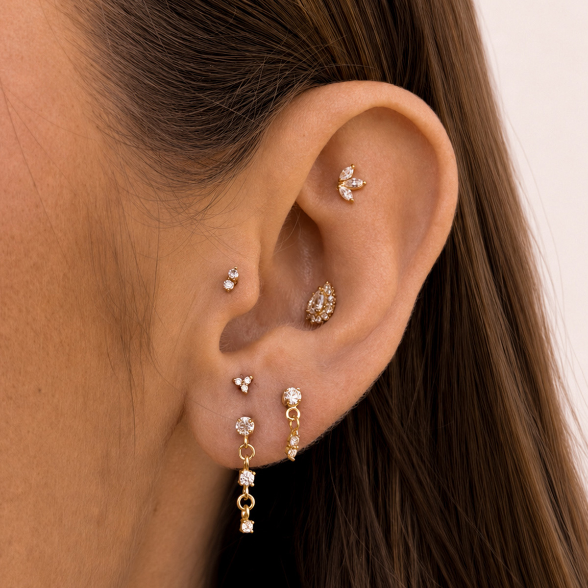 Piercing em ouro 18k Loka do Piercing
