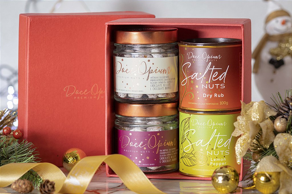Kit Especial - Nuts Caramelizadas e Temperadas. - Doce Opium