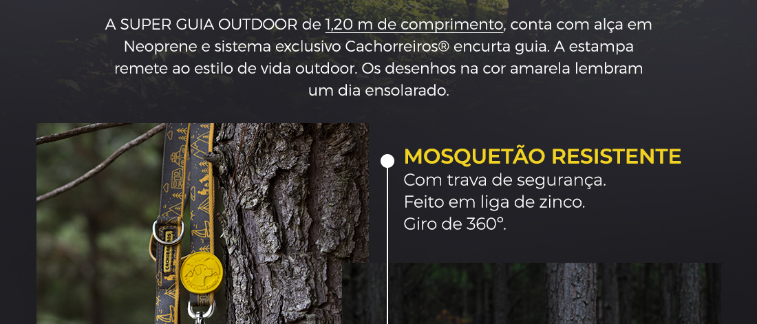 Super Guia para Cachorro Outdoor Cachorreiros